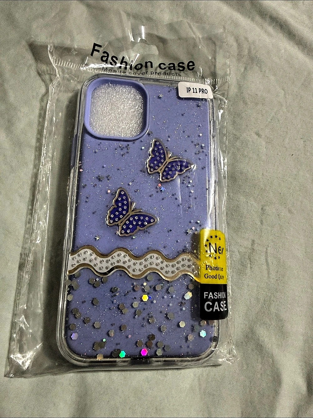 Fashion Case Purple Butterfly iPhone 11 Pro Case